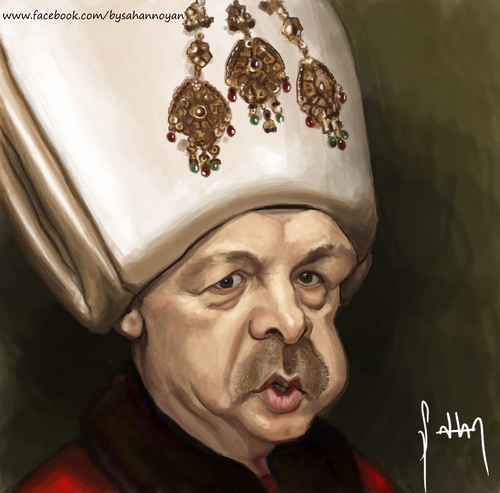 Cartoon: tayyip (medium) by sahannoyan tagged recep,tayyip,erdogan