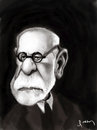 Cartoon: freud (small) by sahannoyan tagged sigmund,freud