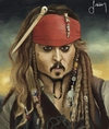 Cartoon: jack sparrow (small) by sahannoyan tagged jack,sparrow