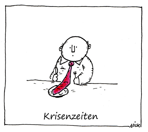 Cartoon: Krisenzeiten (medium) by Oliver Kock tagged krisenkrise,parteienkrise,energiekrise,gesellschaftskrise,ökokrise,eurokrise,finanzkrise,bankenkrise,beschäftigungskrise,rentenkrise,glaubenskrise,krise,blitzgarden,nick