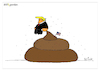 Cartoon: Ganz oben ... (small) by Oliver Kock tagged trump,usa,erfolg,politik,präsident,macht,scheiße,cartoon,nick,blitzgarden