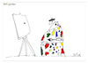 Cartoon: KUNST! (small) by Oliver Kock tagged kunst,maler,farben,art,cartoon,nick,blitzgarden