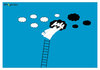 Cartoon: Schön Wetter Maler (small) by Oliver Kock tagged engagement,verbessern,wetter,wolken,tatkraft,positiv,machen,cartoon,nick,blitzgarden