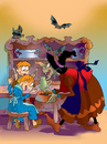 Cartoon: hansel ve gretel (small) by neseevitan tagged sos