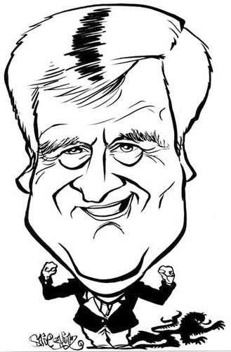 Cartoon: Horst Seehofer (medium) by stieglitz tagged horst,seehofer,karikatur,caricature,caricatura