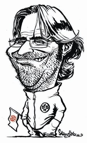 Cartoon: Jürgen Klopp (medium) by stieglitz tagged caricature,karikatur,kloppo,klopp,jürgen,cartoon,comic,zeichnung,karrikatur,cl,champions,league,borussia,dortmund,bvb,dfb,pokalfinale,finale,endspiel,fcb,bayern,münchen,munich,pep,guardiola