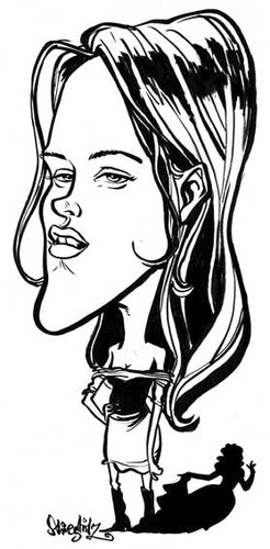 Cartoon: Kristen Stewart (medium) by stieglitz tagged kristen,stewart,karikatur,caricature