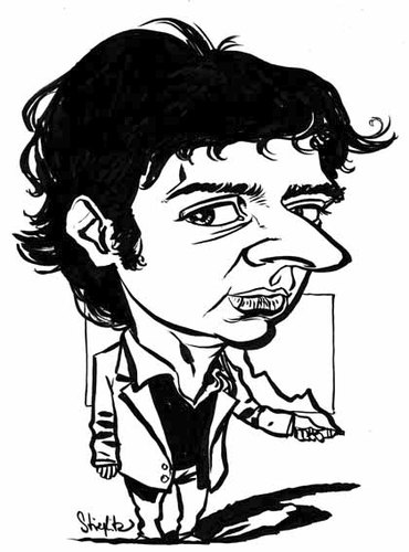 Cartoon: M. Night Shyamalan (medium) by stieglitz tagged night,shyamalan,karikatur,caricature