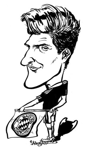 Cartoon: Mario Gomez (medium) by stieglitz tagged mario,gomez,karikatur,caricature