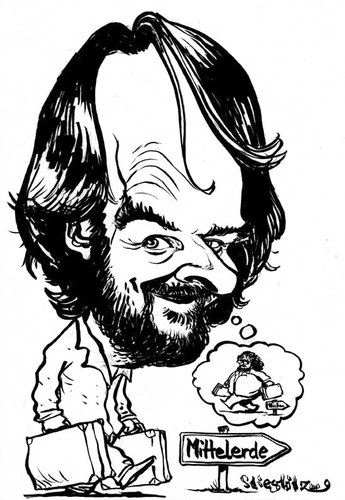 Cartoon: Peter Jackson (medium) by stieglitz tagged peter,jackson,karikatur,caricature