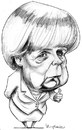 Cartoon: Angela Merkel (small) by stieglitz tagged angela,merkel,karikatur,caricature
