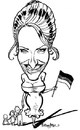 Cartoon: Sarah Connor (small) by stieglitz tagged sarah,connor,karikatur,caricature