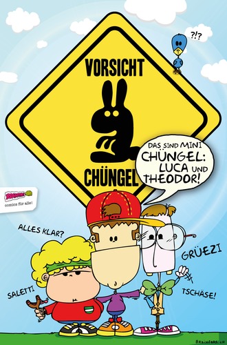 Cartoon: Die Chüngelbandi stellt sich vo (medium) by BRAINFART tagged theodor,luca,hermi,chüngelbandi,vorstellung,mitglied,humor,cartoon,comic,character,fun,funny,lustig,witzig,zeichnung,drawing,picture,ar,brainfart,toonpool,enjoy