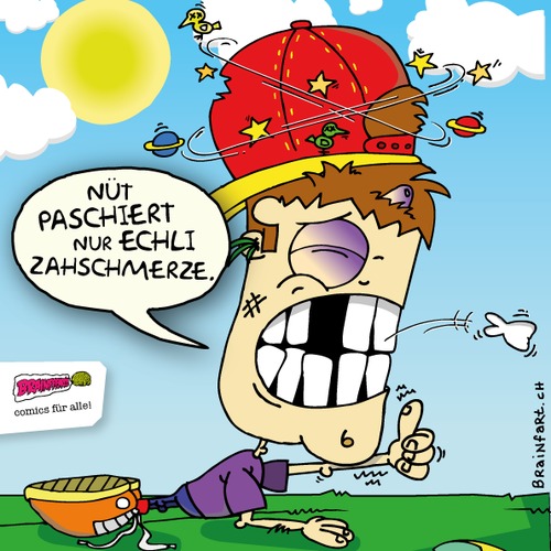 Cartoon: Hermi playing Frisbee (medium) by BRAINFART tagged comic,cartoon,character,art,humor,lustig,witzig,zeichnung,drawing,fun,amazing,toonpool