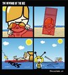 Cartoon: Revenge of the Bee (small) by BRAINFART tagged comic,cartoon,character,art,humor,lustig,witzig,toonpool,nuub,noob,fun,funny