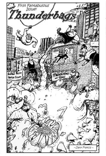 Cartoon: Thunderbags cover (medium) by davyfrancis tagged comics,