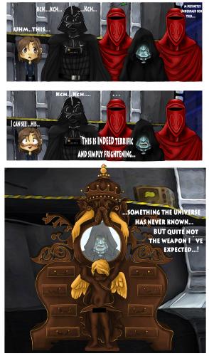 Cartoon: IKEA 3 (medium) by KirbyCrew tagged ikea,star,wars,vader,plapatine,kommode