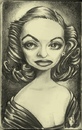 Cartoon: Betty Davis (small) by michaelscholl tagged betty,davis,actress