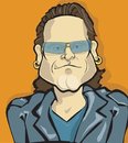 Cartoon: bono (small) by michaelscholl tagged bono