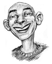 Cartoon: quel (small) by michaelscholl tagged quel,pencil,portrait