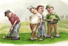 Cartoon: the mouth (small) by michaelscholl tagged golf sport putting talking