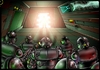 Cartoon: v (small) by drackydoo tagged oblon,bizarre,weird,sciencefiction