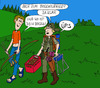 Cartoon: Bogenturnier (small) by Wolfgang tagged bogenturnier,langbogen,adventon