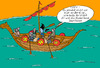 Cartoon: Wortwitz No  47853 (small) by Wolfgang tagged wortwitz,wikinger,schiff,drachenboot,banküberfall