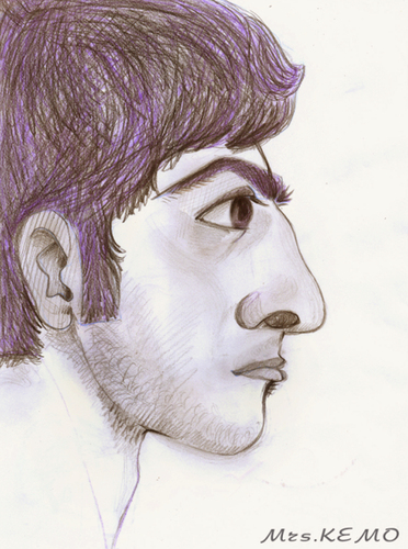 Cartoon: KEMO (medium) by nini tagged kemo,caricature,nini,mrs,art,draw,me