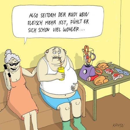 Kein Fleisch Essen By Kaysn Media Culture Cartoon Toonpool