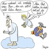 Cartoon: Gott und der Stein (small) by KAYSN tagged gott,stein,krieg,atomkrieg,atombombe,feuer