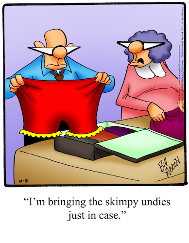 Cartoon: Bloomers (medium) by Billcartoons tagged husband,wife,marriage,romance,romantic,love