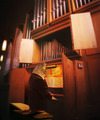 Cartoon: Bachforelle (small) by fantasio tagged bach for elle bachforelle orgel organ keys