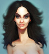 Cartoon: Catrinel Menghia caricature (small) by fantasio tagged catrinel,caricature,karikatur,mode,fashion,design