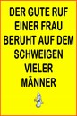 Cartoon: Der gute Ruf (small) by heilei tagged das,schweigen,der,männer
