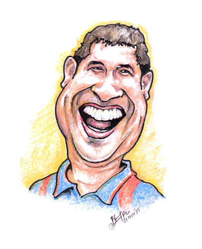 Sachin Tendulkar By bharatkv | Sports Cartoon | TOONPOOL