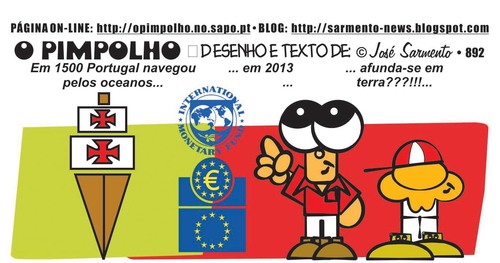 Cartoon: O Pimpolho (medium) by jose sarmento tagged pimpolho