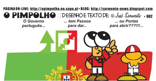 Cartoon: O Pimpolho (medium) by jose sarmento tagged pimpolho