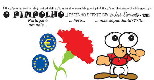 Cartoon: O Pimpolho (medium) by jose sarmento tagged pimpolho