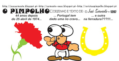 Cartoon: O Pimpolho (medium) by jose sarmento tagged pimpolho