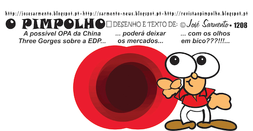 Cartoon: O Pimpolho (medium) by jose sarmento tagged pimpolho