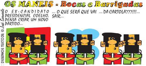 Cartoon: OS MANEIS (medium) by jose sarmento tagged os,maneis