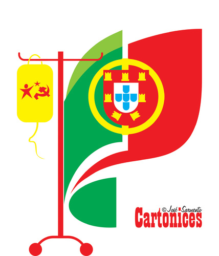 Cartoon: Portugal (medium) by jose sarmento tagged portugal
