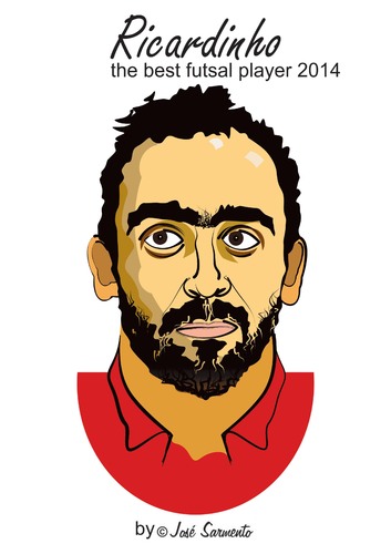 Cartoon: Ricardinho By Jose Sarmento (medium) by jose sarmento tagged ricardinho,by,jose,sarmento