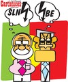 Cartoon: Cavaco e Alegre (small) by jose sarmento tagged cavaco,alegre