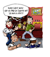 Cartoon: Selbstverteidigung ... (small) by Toeby tagged cartoon,hafenbar,kerze,matrose,schlägerei,toeby,mark,töbermann