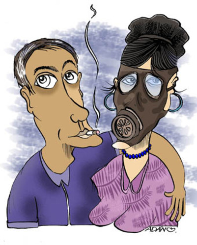 Cartoon: tabaco fumar (medium) by adancartoons tagged adan,fumar,tabaco