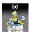 Cartoon: EL EBOLA LLEGA A LA ONU (small) by adancartoons tagged ebola