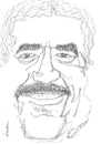 Cartoon: Gabriel Garcia Marquez (small) by Atilla Atala tagged gabriel,garcia,marquez,author,writer