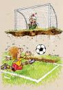 Cartoon: magic carpet (small) by Liviu tagged footbal goal flyng carpet 